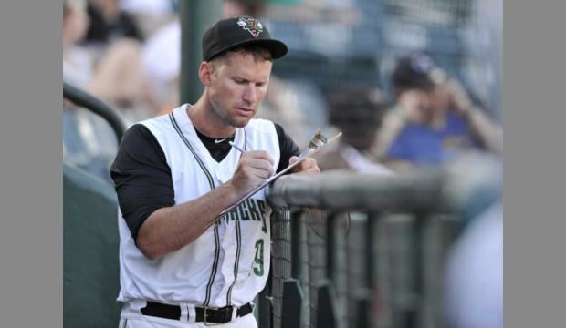 Todd Linden Augusta GreenJackets coach Todd Linden works on different side of