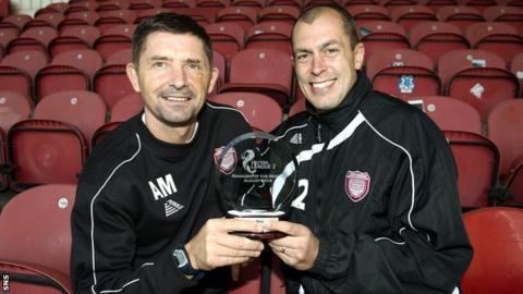 Todd Lumsden Arbroath appoint Todd Lumsden as fulltime manager BBC Sport