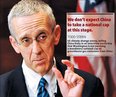 Todd Stern Todd Stern US will not seek cap on emissions chinaorgcn