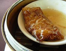 Tofu skin roll httpsuploadwikimediaorgwikipediacommonsthu