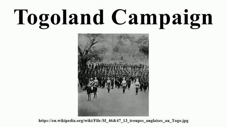 Togoland Campaign Togoland Campaign YouTube