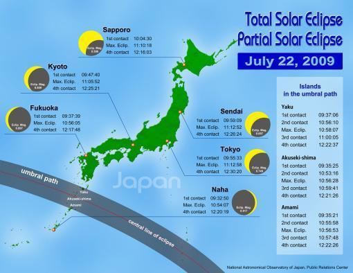 Tokara Islands Okinawa Solar Eclipse 2009 Tokara Islands