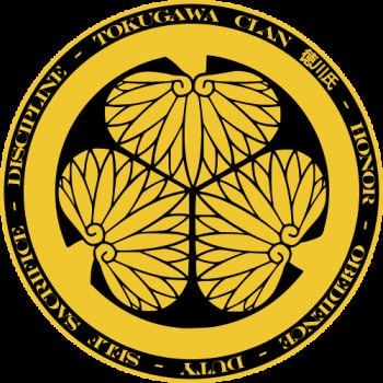 Tokugawa clan Tokugawa Clan Black amp Gold Seal Shirt William Marshal Storecom