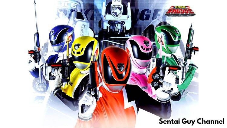 Tokusou Sentai Dekaranger Tokusou Sentai Dekaranger All Rangers and Mecha 2004 2005