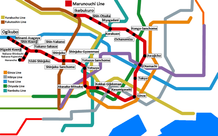 Tokyo Metro Marunouchi Line Tokyo Metro Marunouchi Line All About Japanese Trains
