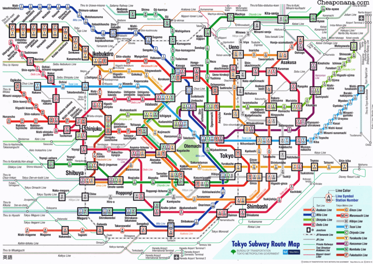Tokyo subway The cheaponana guide to saving money on your trip to Tokyo Japan