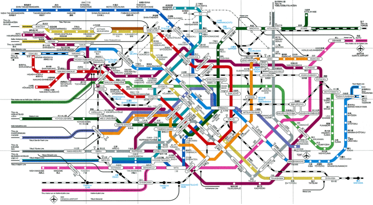 Tokyo subway Tokyo Food Page Tokyo Subway maps