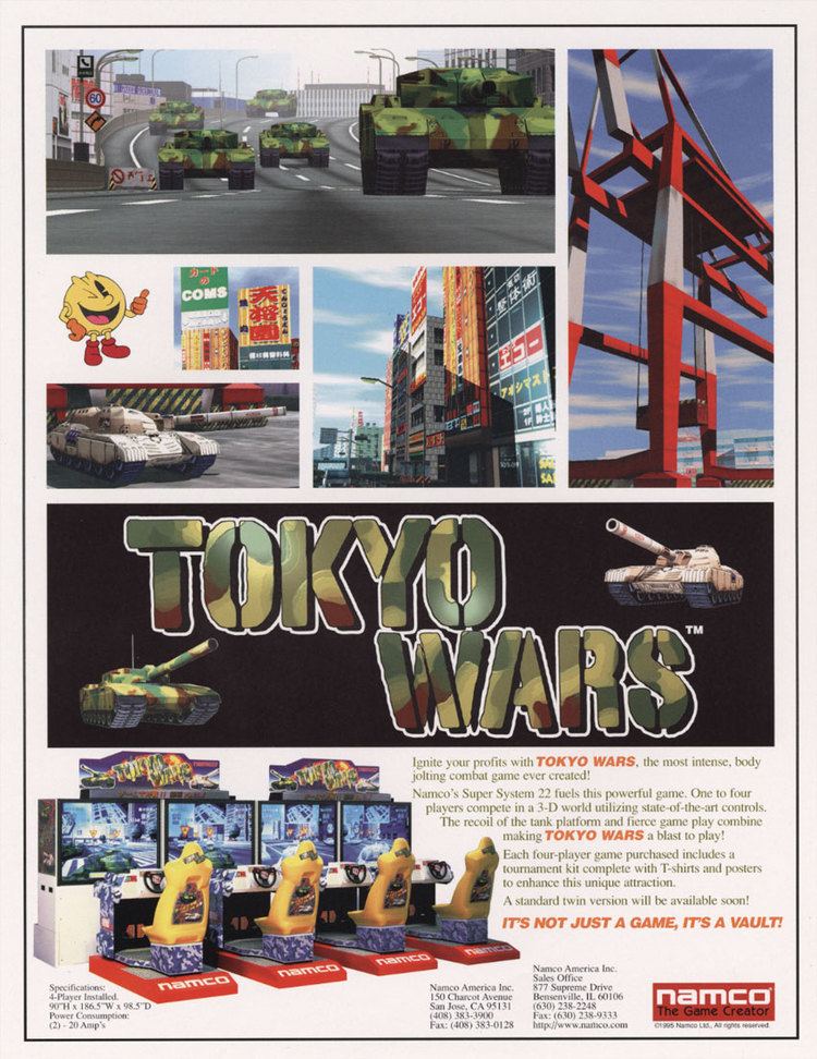 Tokyo Wars Anyone remember Tokyo Wars by Namco in the arcades