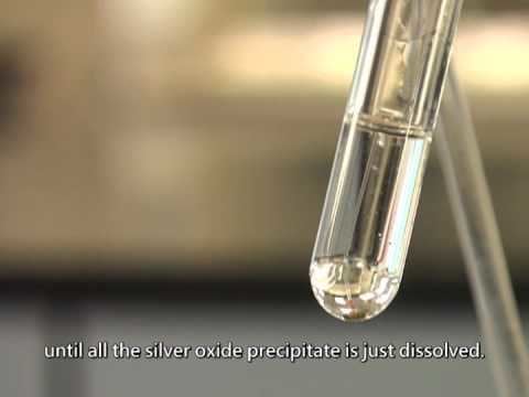 Tollens' reagent Using Tollens39 Reagent to Test for Aldehydes Silver Mirror Test