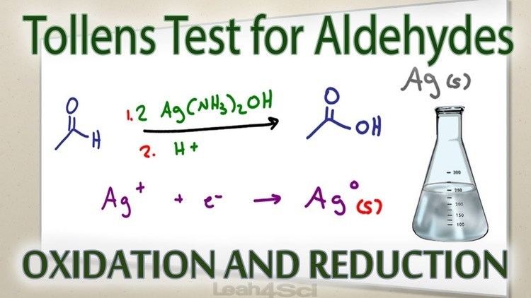 Tollens Reagent Silver Mirror Test for Aldehydes - YouTube
