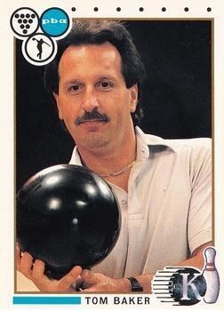 Tom Baker (bowler) Tom Baker trading card Bowling Legend 1990 Kingpins 73 at