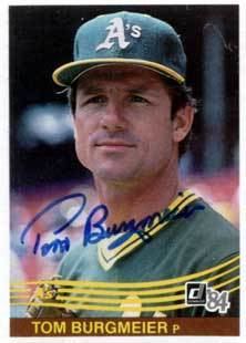 Tom Burgmeier wwwbaseballalmanaccomplayerspicstomburgmeie