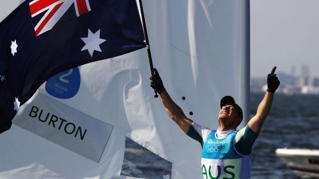 Tom Burton (sailor) Rio Olympics 2016 Australia39s Tom Burton wins sailing gold in the Laser