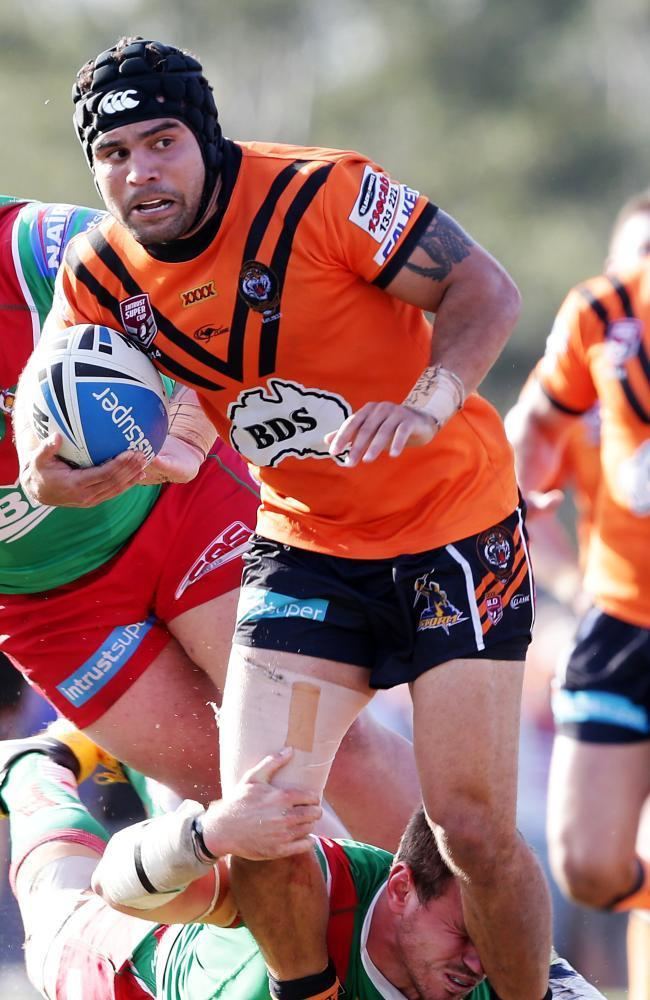 Tom Butterfield Easts Tigers hooker Tommy Butterfield has a full support team at