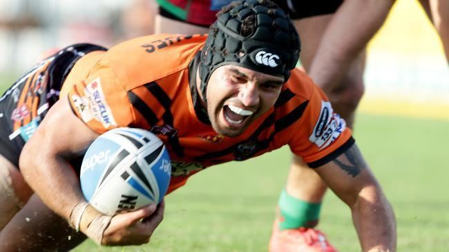Tom Butterfield INTRUST SUPER CUP Easts Tigers hooker Tommy Butterfield notches 100