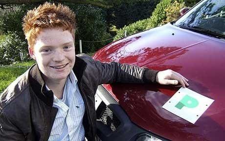 Tom Cave Teenager passes driving test to become youngest world car