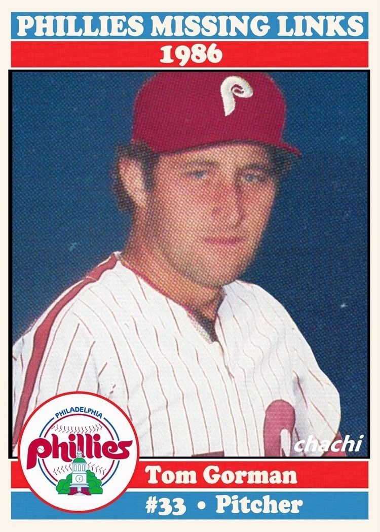 Tom Gorman (1980s pitcher) The Phillies Room Phillies Missing Links of the 1980s 10 Tom Gorman