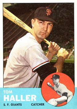 Tom Haller 85 Tom Haller San Francisco Giants 1963 Topps Baseball Cards