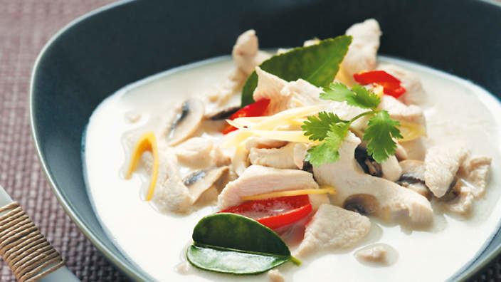 Tom kha kai Tom Kha Kai Chicken in Coconut Soup