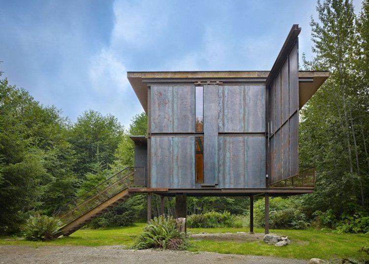 Tom Kundig Tom Kundig creates quotvirtually indestructiblequot steel cabin