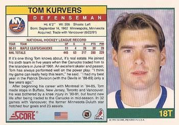 Tom Kurvers The Trading Card Database Tom Kurvers Gallery