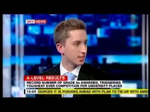 Tom Mursell Tom Mursell of NotGoingToUnicouk on Sky News YouTube