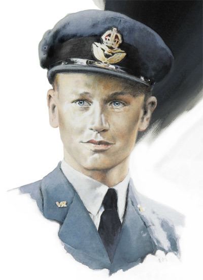Tom Neil Wing Commander Tom Neil Individuals Aviation Art by