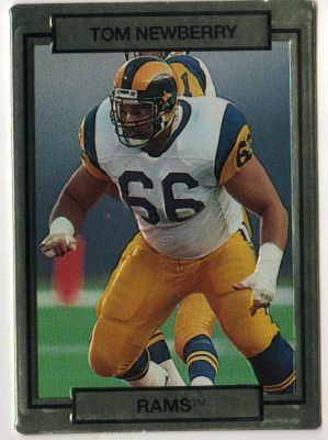 Tom Newberry LOS ANGELES RAMS Tom Newberry 138 ACTION PACKED 1990 NFL American