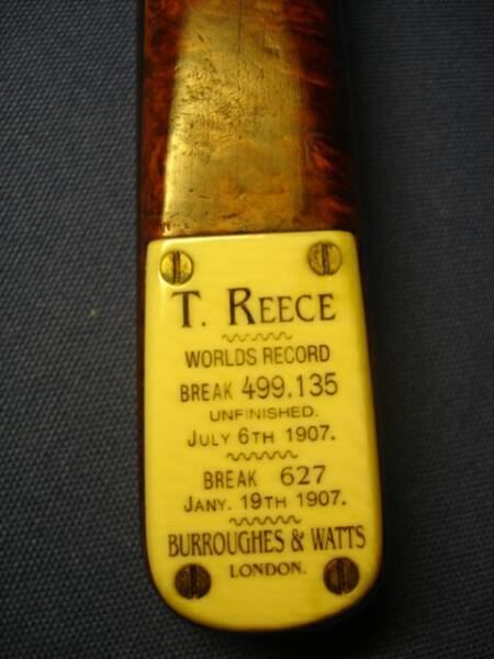 Tom Reece Tom Reece 1907 Break Cue