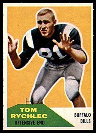 Tom Rychlec Amazoncom Football NFL 1960 Fleer 85 Tom Rychlec NMMT Bills