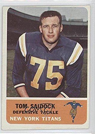 Tom Saidock Amazoncom Tom Saidock Football Card 1962 Fleer Base 66