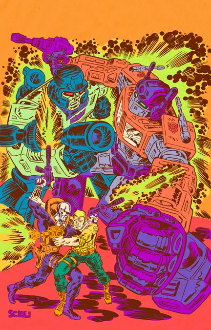 Tom Scioli Tom Scioli TransformersGIJoe Process