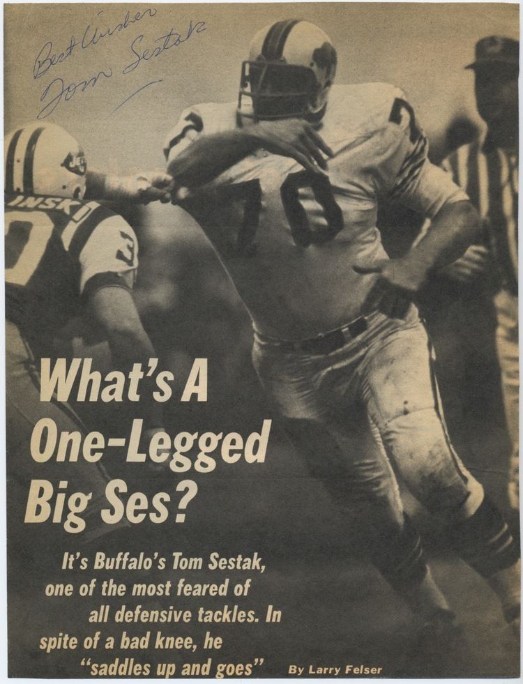 Tom Sestak Football quotSquot Rare Autographs For Sale