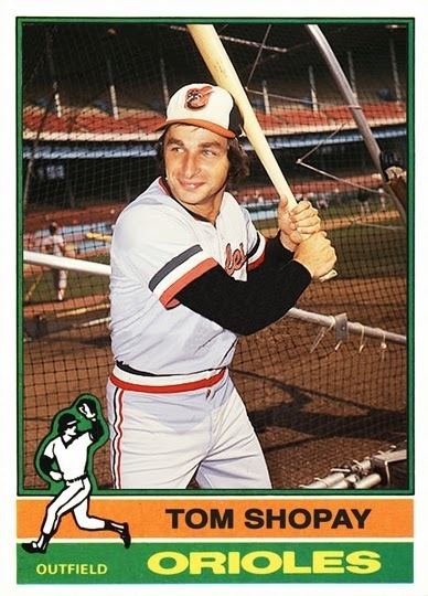 Tom Shopay WHEN TOPPS HAD BASEBALLS MISSING IN ACTION 1976 TOM SHOPAY