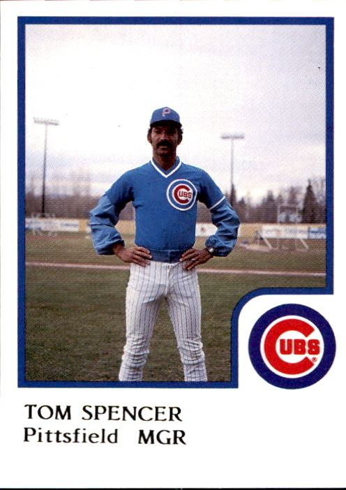 Tom Spencer (baseball) 1986 Pittsfield Cubs ProCards 22 Tom Spencer Manager Baseball Card