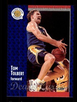 Tom Tolbert Amazoncom 1991 Fleer 72 Tom Tolbert Golden State Warriors