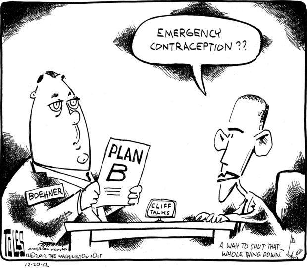 Tom Toles Tom Toles cartoon Boehner39s backup plan OregonLivecom