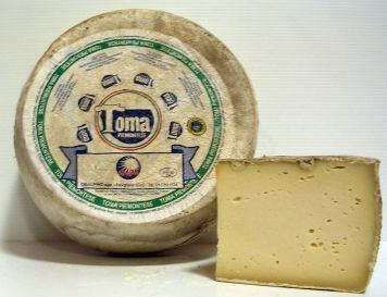 Toma cheese Toma Piemontese Italian Cheese