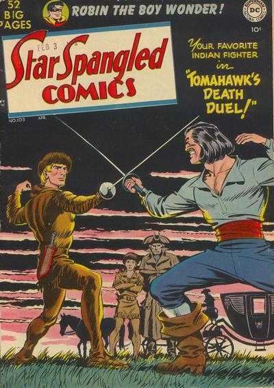 Tomahawk (comics) Star Spangled Comics 103 Tomahawk39s Death Duel Roberta the Girl