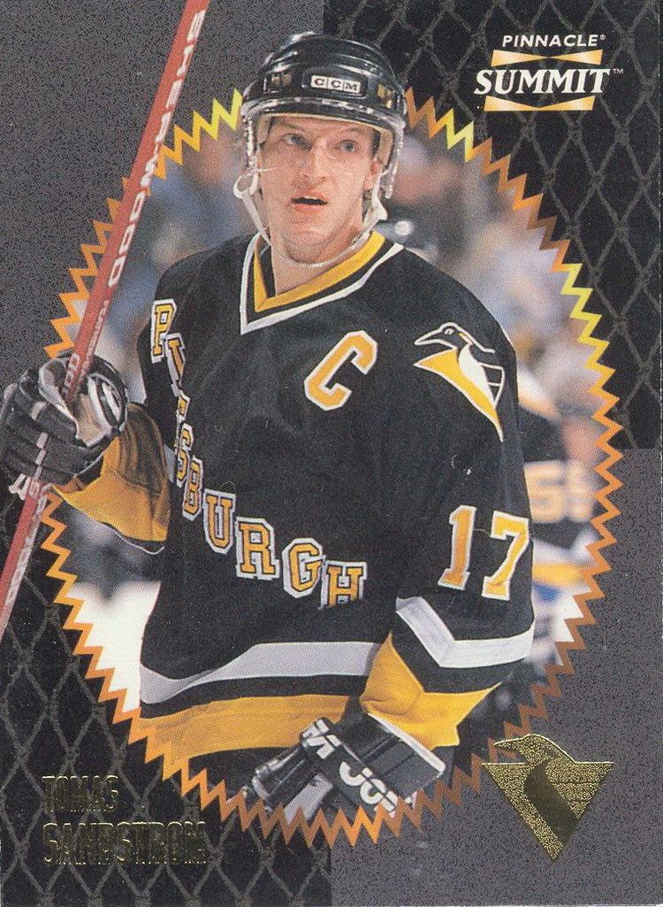 Tomas Sandström Tomas Sandstrom Player39s cards since 1993 1997 penguinshockey