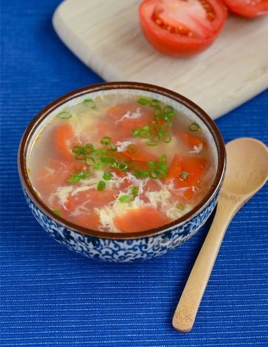 Tomato and egg soup Tomato Egg Drop Soup New Video Appetite for China