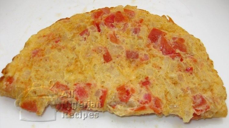 Tomato omelette Tomato Omelette All Nigerian Recipes YouTube