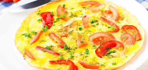 Tomato omelette Quick tomato omelette recipe How to make Quick tomato omelette
