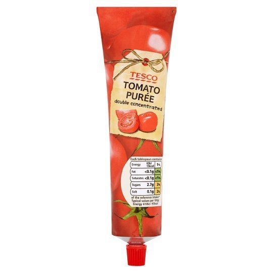 Tomato purée Tesco Tomato Puree Tube 200G Groceries Tesco Groceries