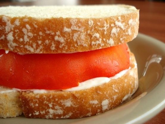 Tomato sandwich Simple Tomato Sandwich Recipe Foodcom