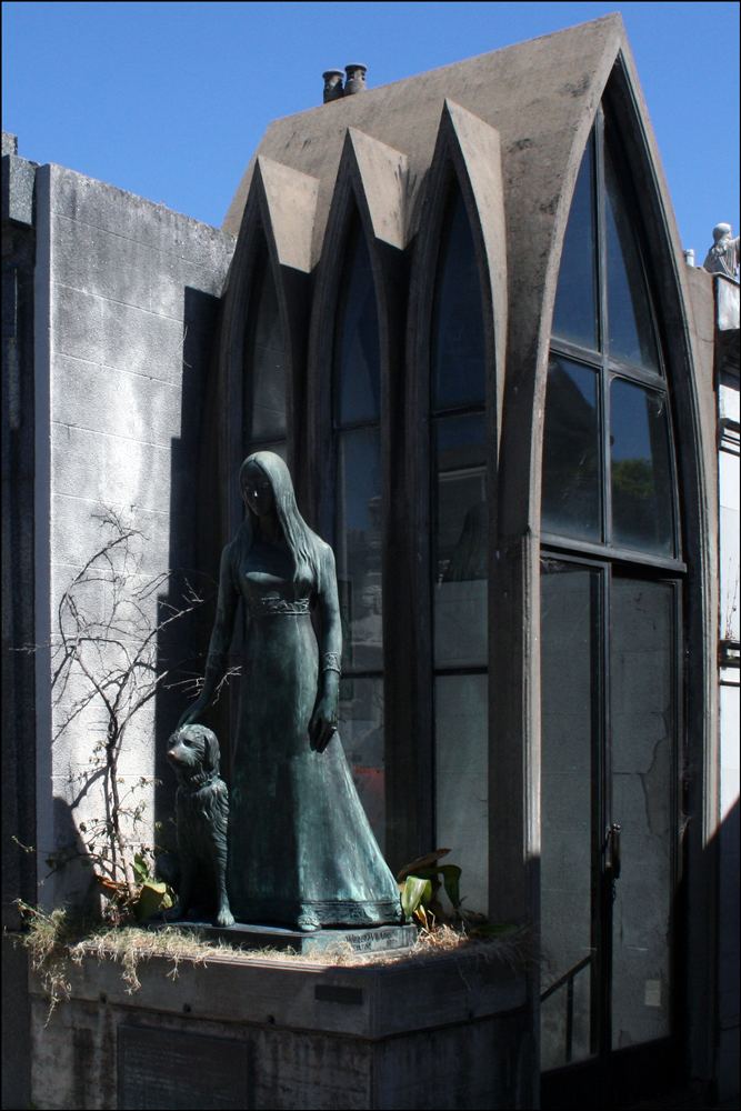 Tomb of Liliana Crociati de Szaszak Three Tombs in Cementerio de la Recoleta Buenos Aires Steve39s