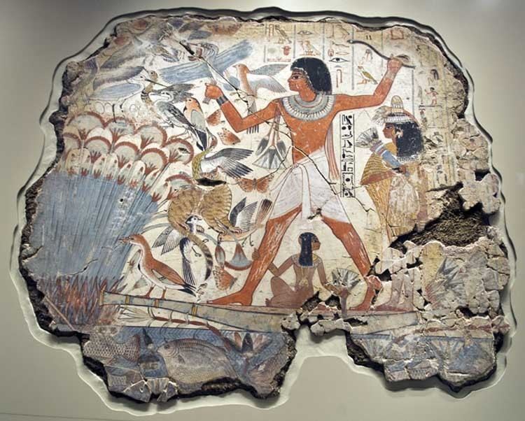 Tomb of Nebamun Wall scenes form the tomb of Nebamun and his wife Hatshepsut in the
