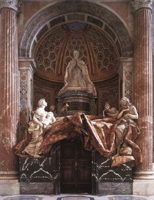 Tomb of Pope Alexander VII Web Gallery of Art searchable fine arts image database