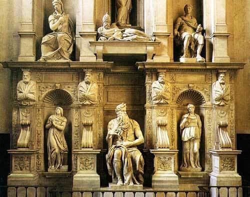 Tomb of Pope Julius II The Tomb of Pope Julius II 15051545 this statue of moses