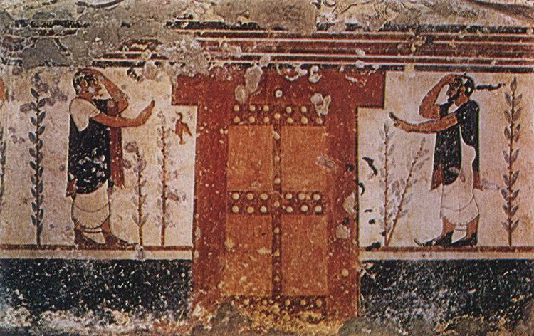 Tomb of the Augurs Mourners Tarquinia Tomb of the Augurs
